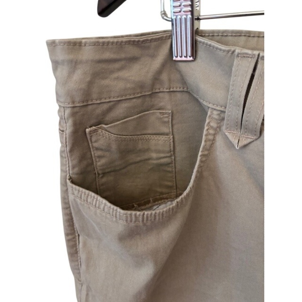 NYDJ Chino Pants Women's 18W Tan Khaki Straight Leg Stretch Cotton Made in USA - Picture 6 of 8